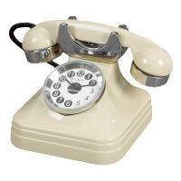 Telephone clock