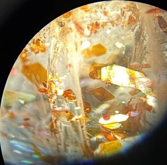 Inclusions in African Sunstone