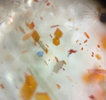Inclusions in African Sunstone