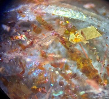 Inclusions in African Sunstone