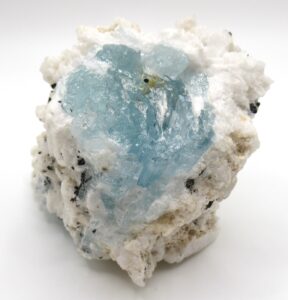 Aquamarine Crystal in host rock